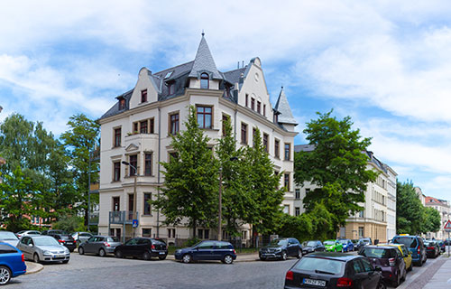 Shakespearstraße 7 in Leipzig - Sitz der Anwaltskanzlei Niemietz & Koll.